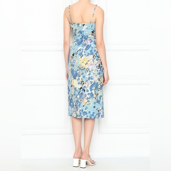 KEEPSAKE PRINTED MIDI DRESS IN MONET PRINT - Picture 5 of 9
